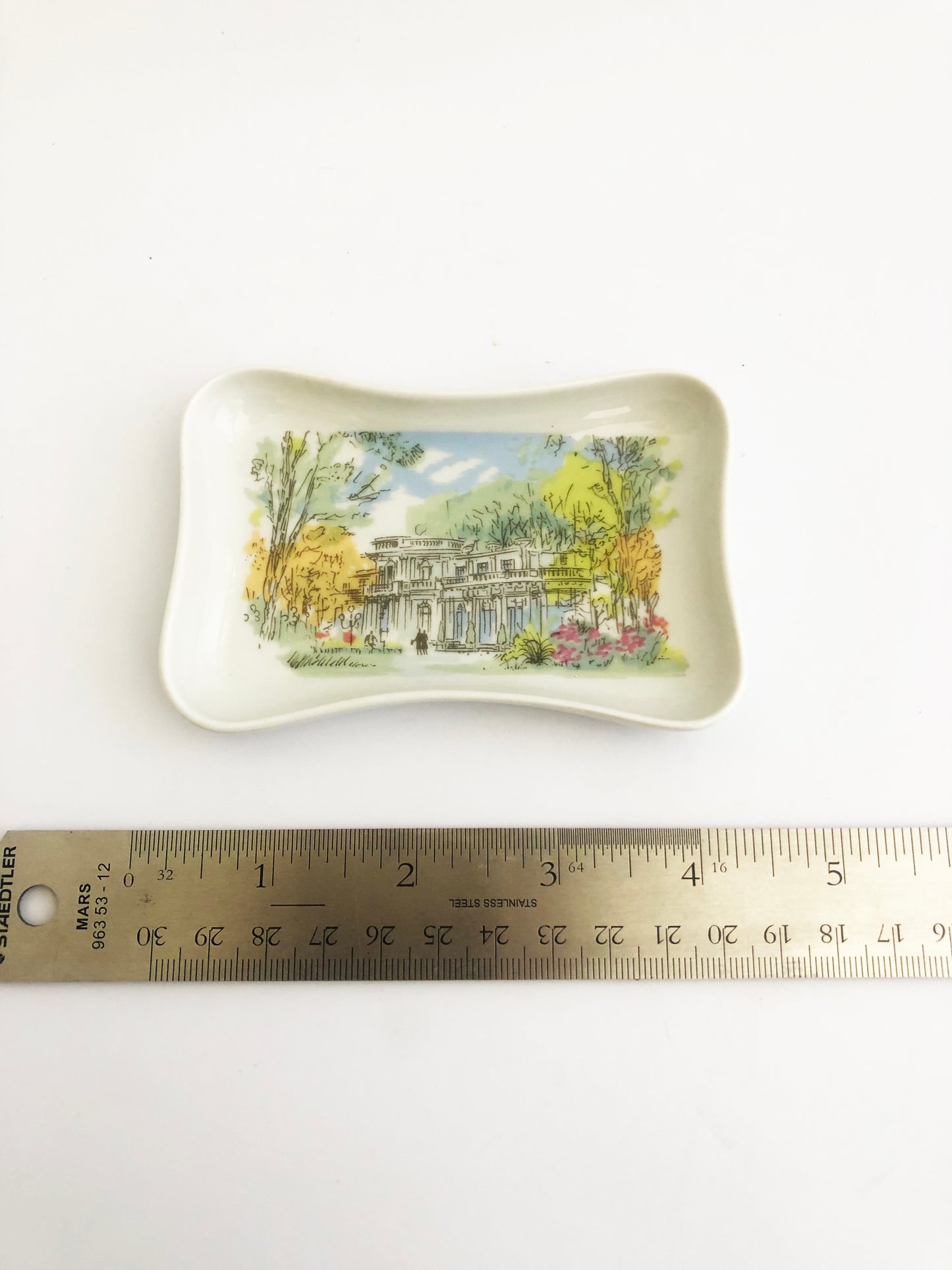 Trinket / Pin Dish by Pillivuyt Porcelain