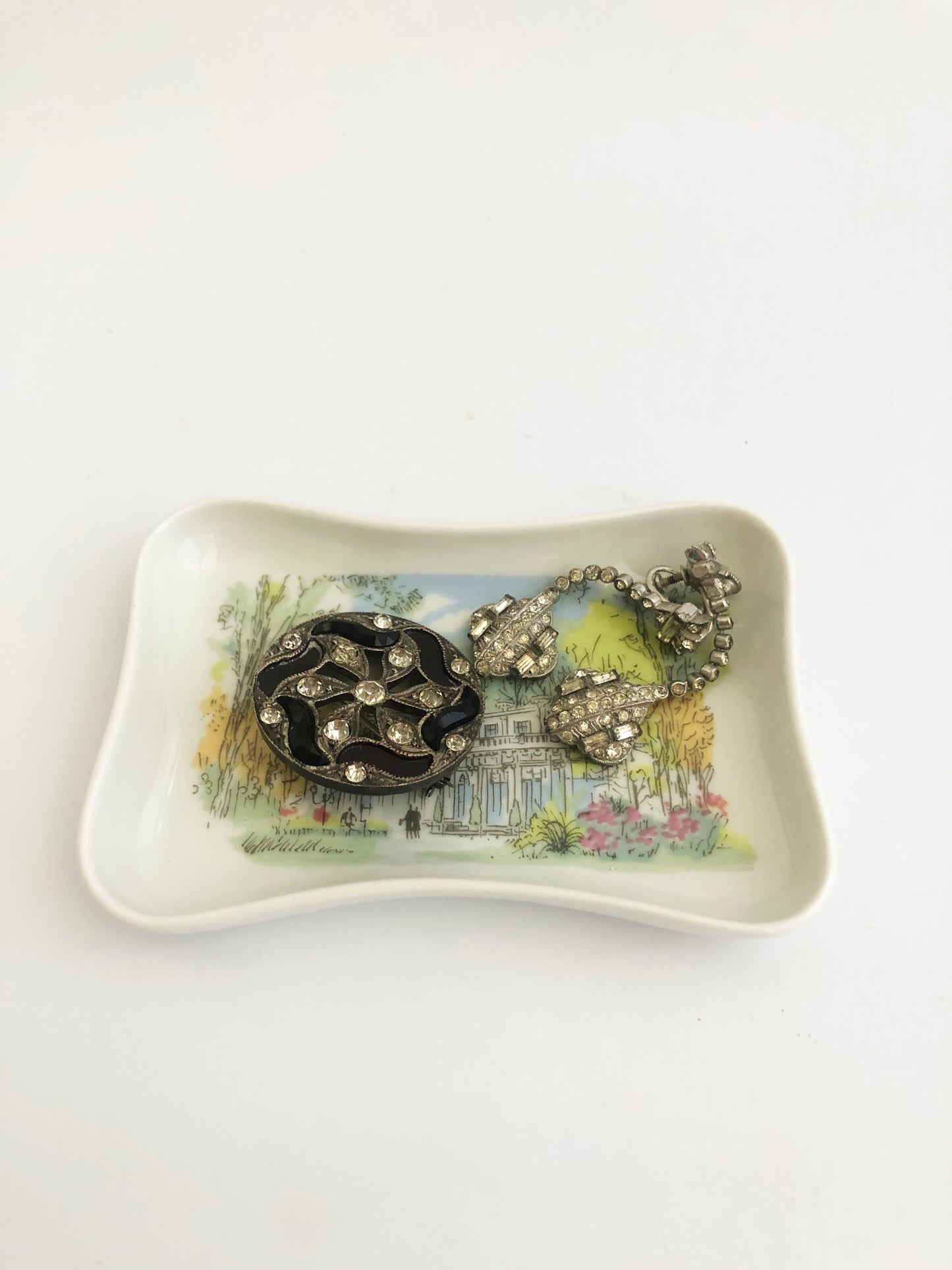 Trinket / Pin Dish by Pillivuyt Porcelain