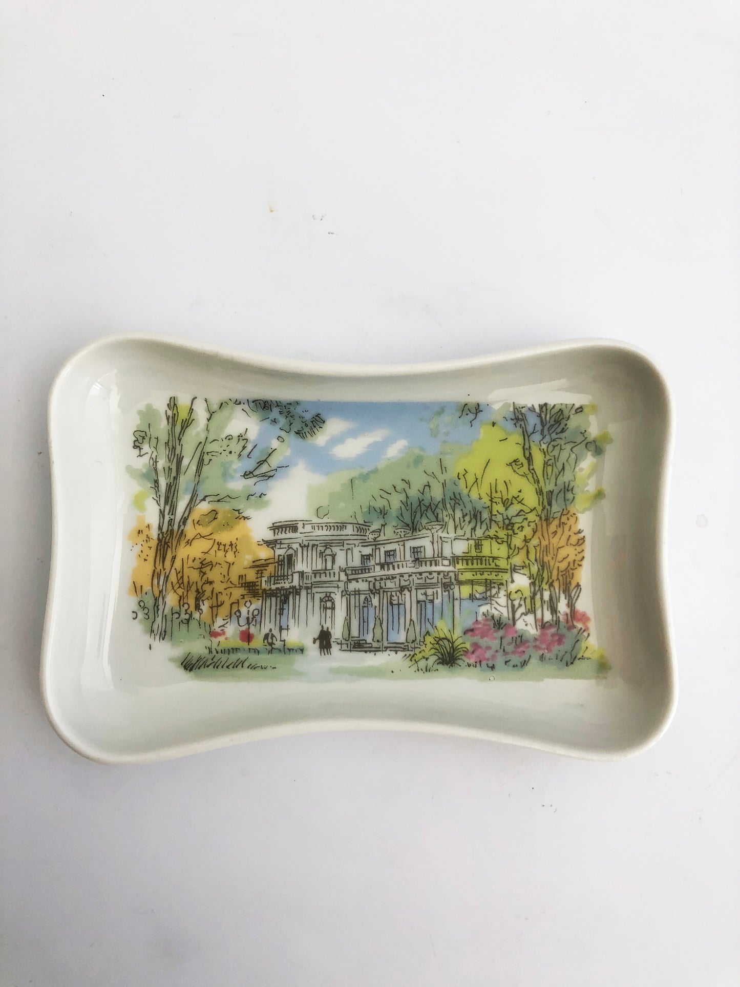 Trinket / Pin Dish by Pillivuyt Porcelain