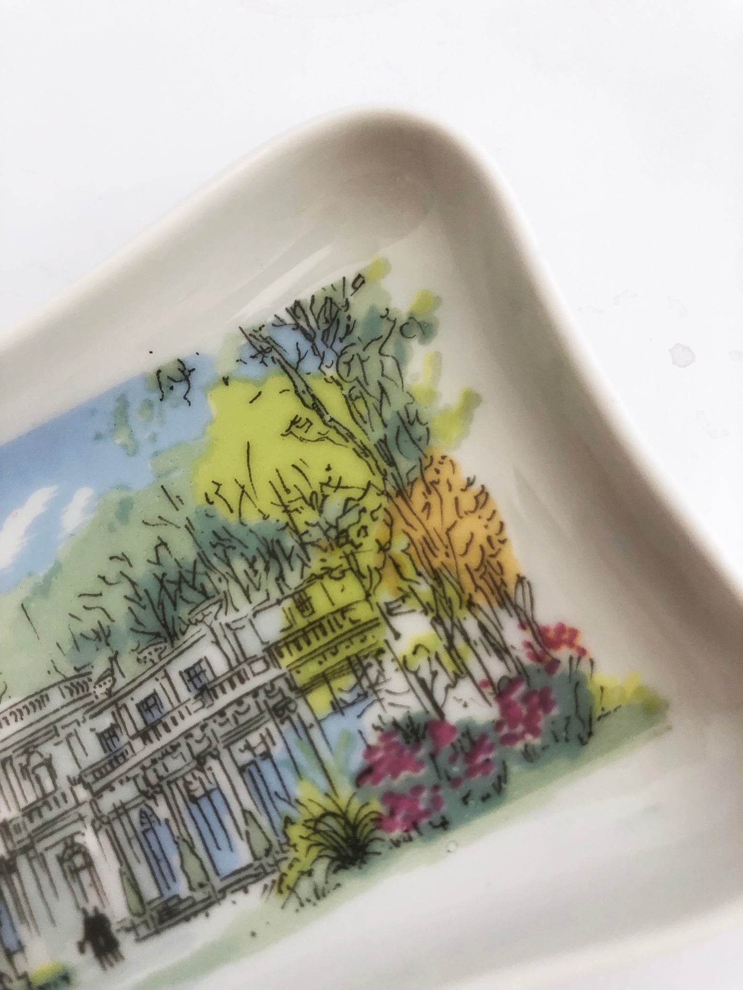 Trinket / Pin Dish by Pillivuyt Porcelain