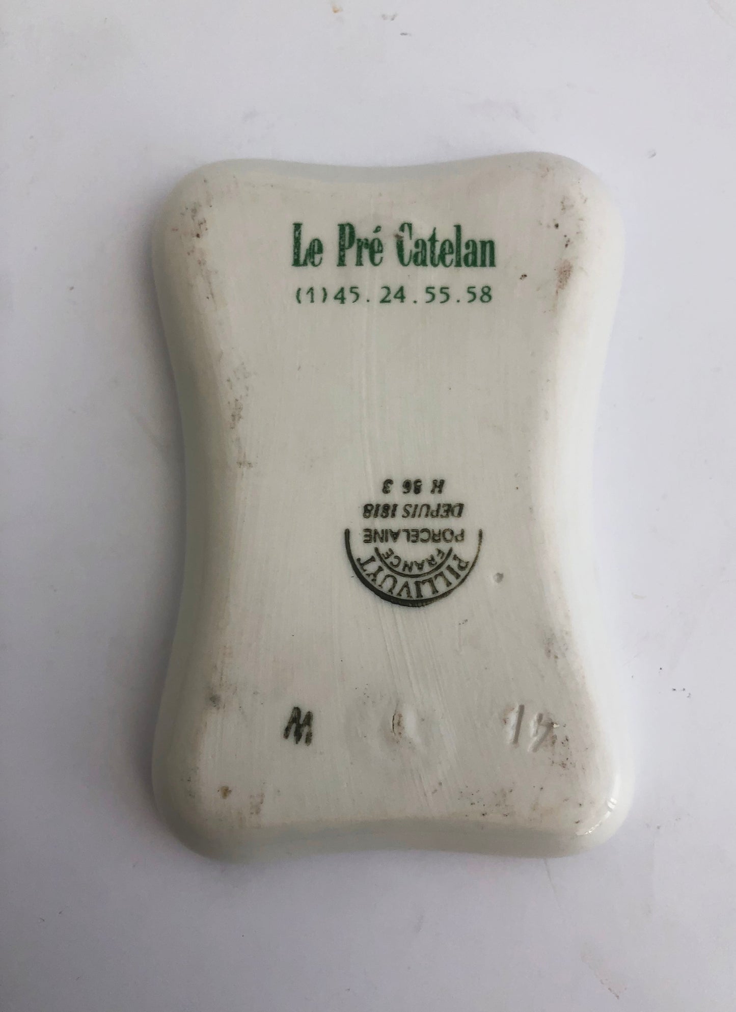 Trinket / Pin Dish by Pillivuyt Porcelain