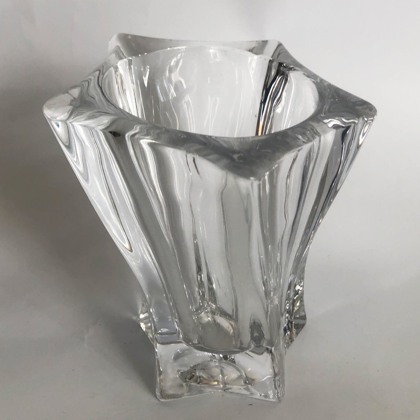 Twisted Star Glass Vase