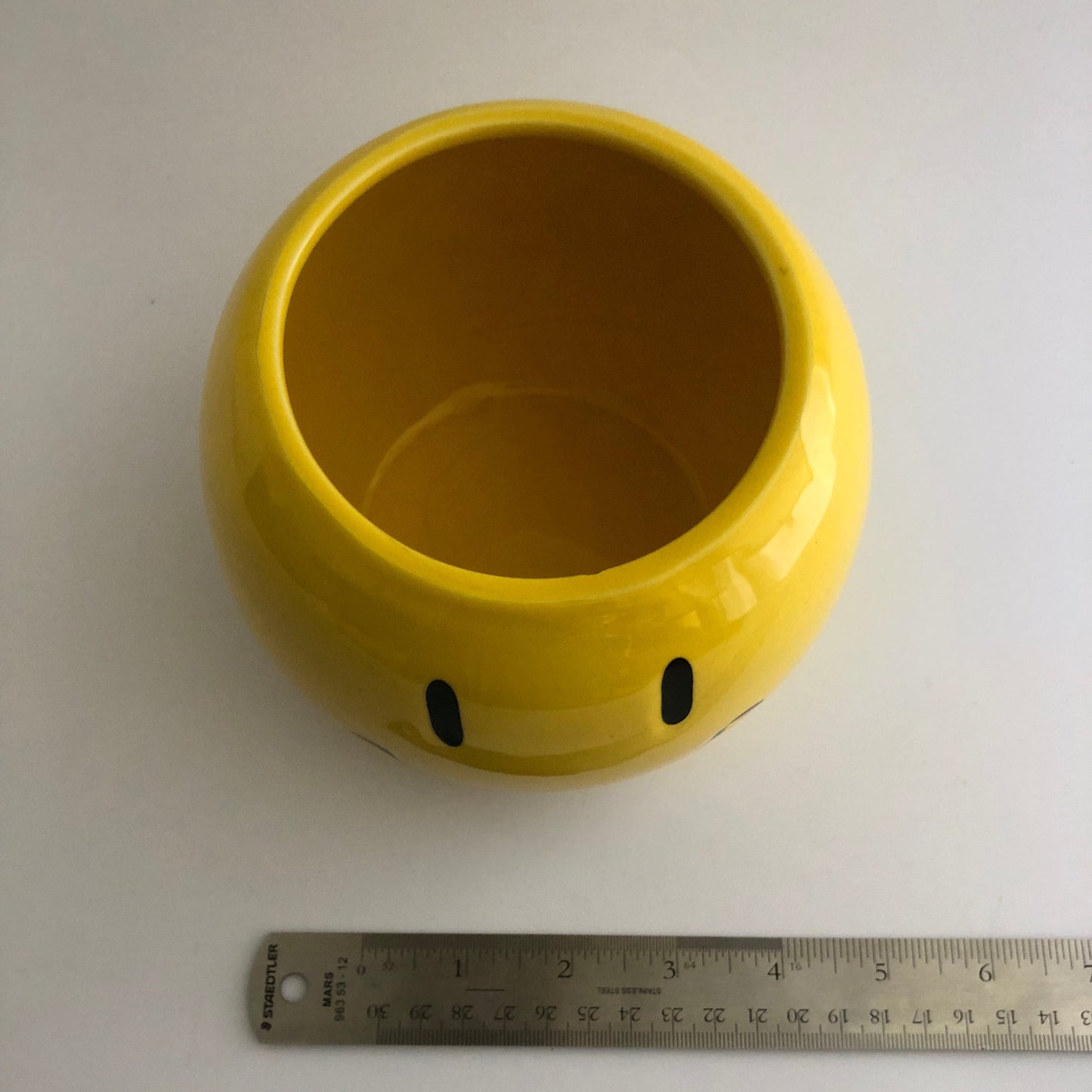 Smiley Face Ceramic Planter Vase