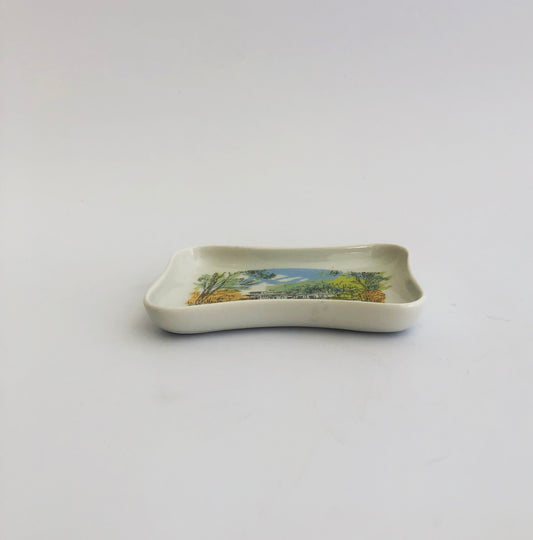 Trinket / Pin Dish by Pillivuyt Porcelain