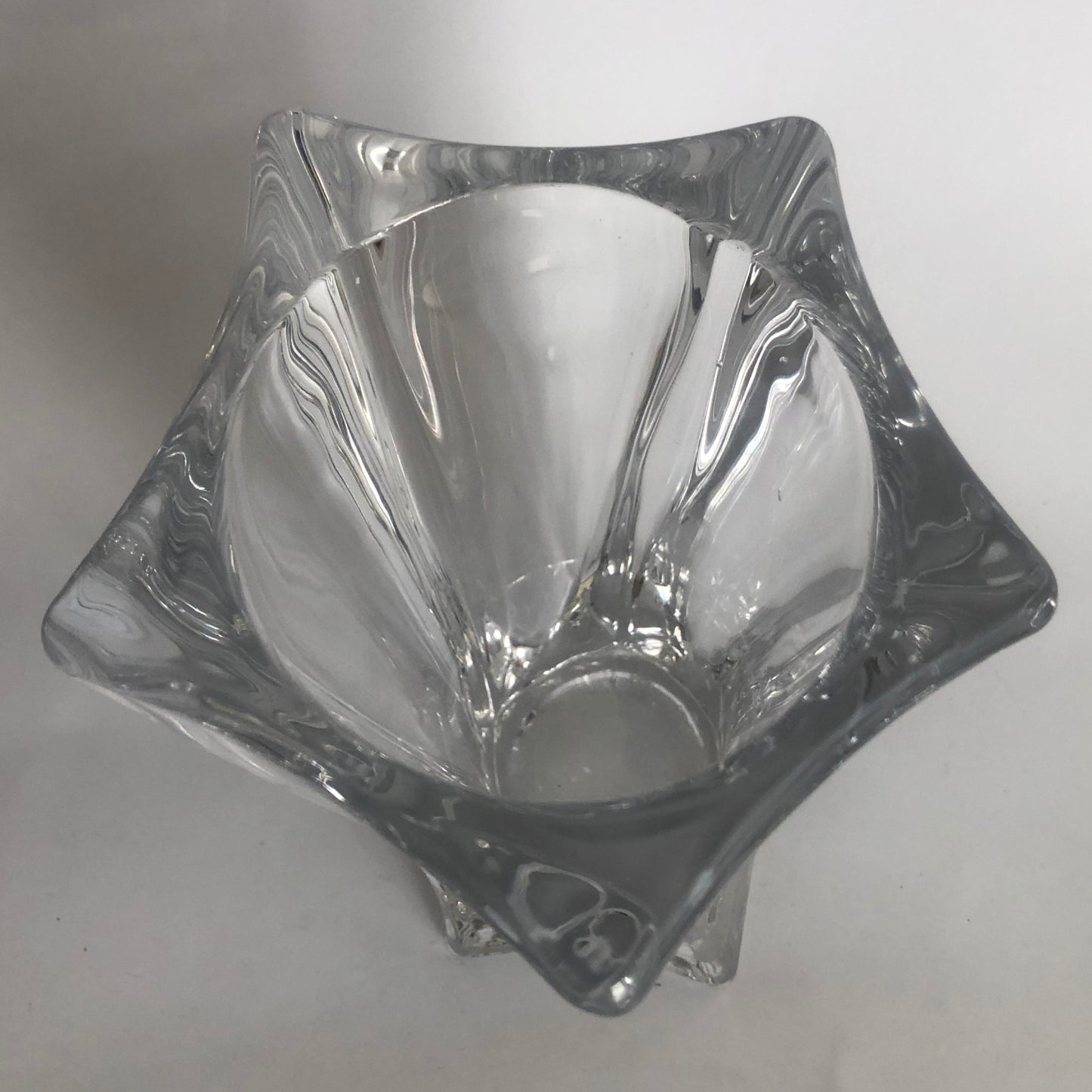 Twisted Star Glass Vase